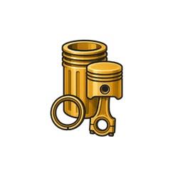 Cylinder, Piston & Rings